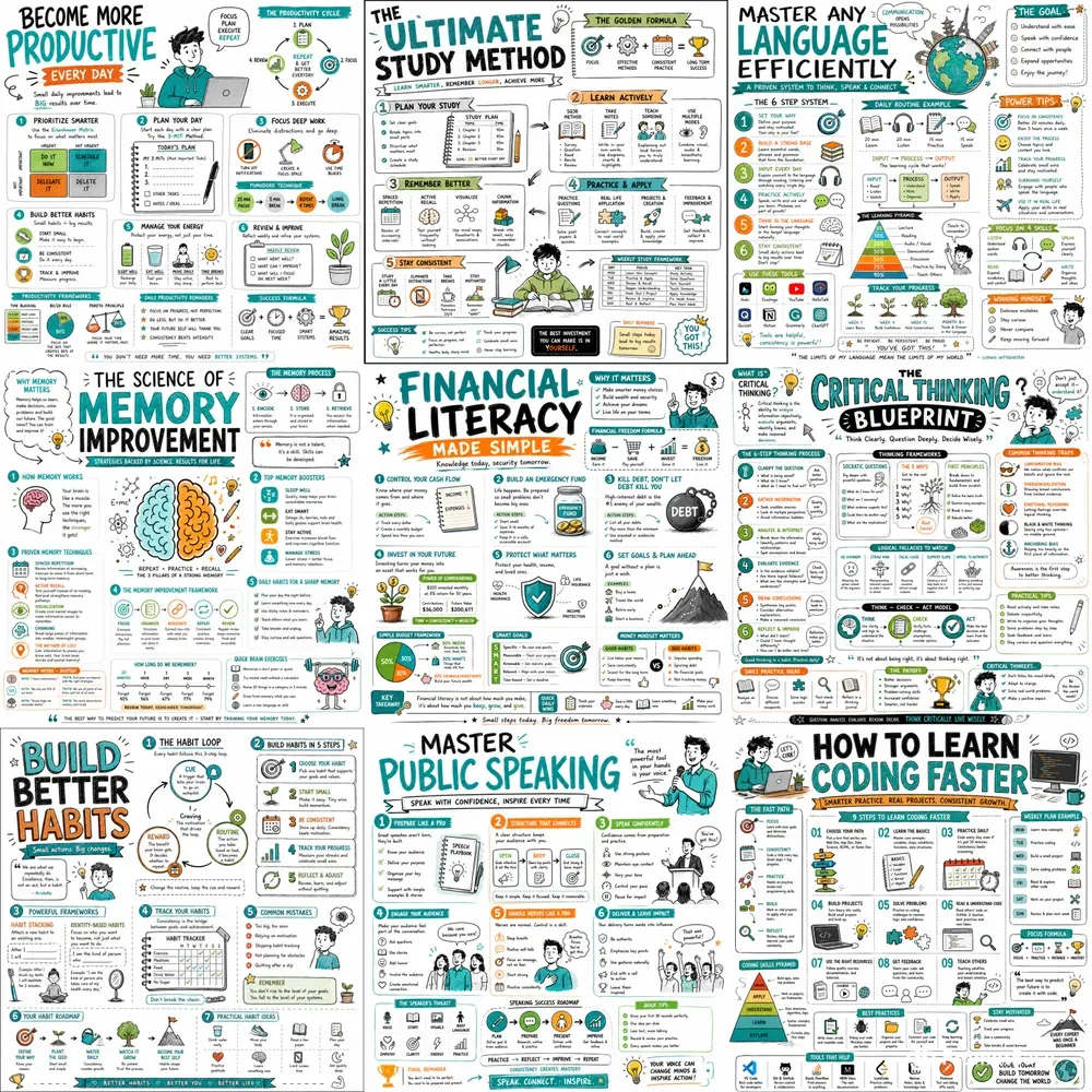 Learning Framework Infographic Kits