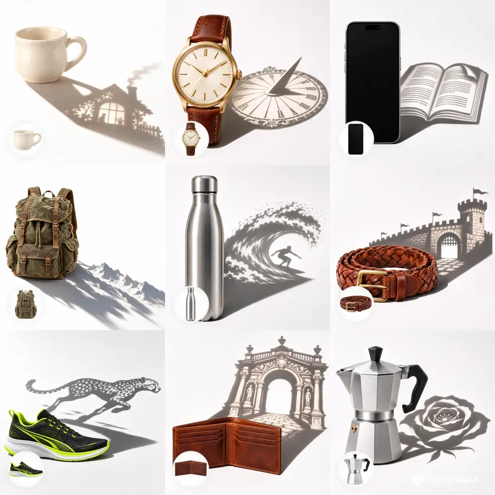 Surreal Shadow Product Ad Templates