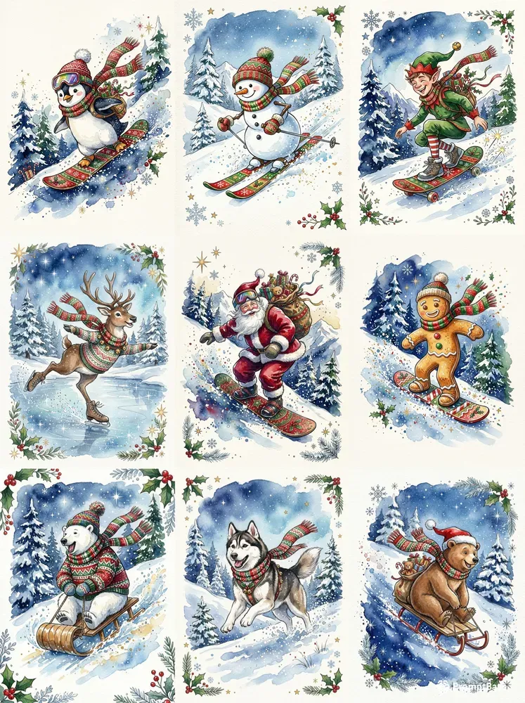 Holiday Character Art