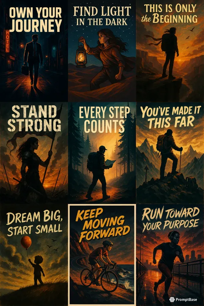 Motivational Journey Poster Generators