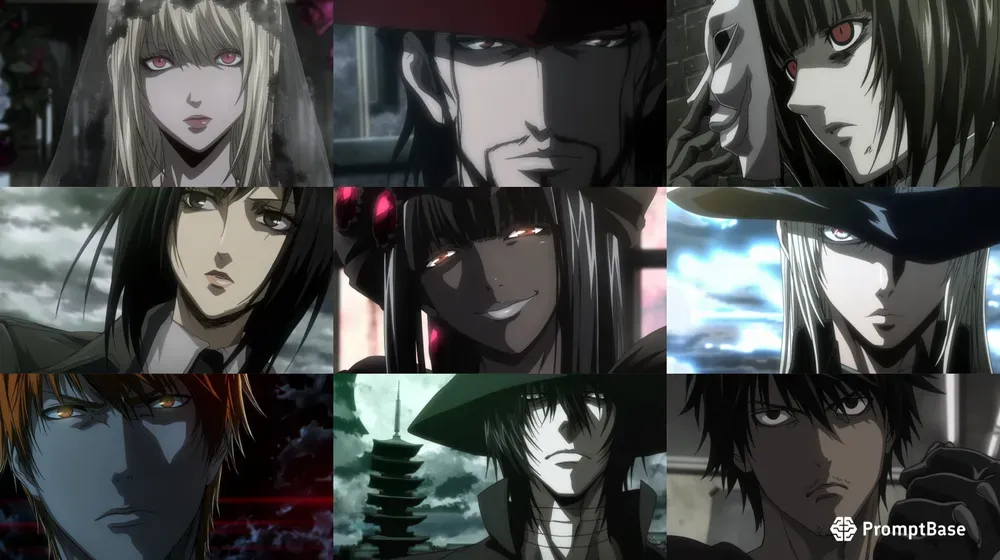 Death Note Style Anime Frames