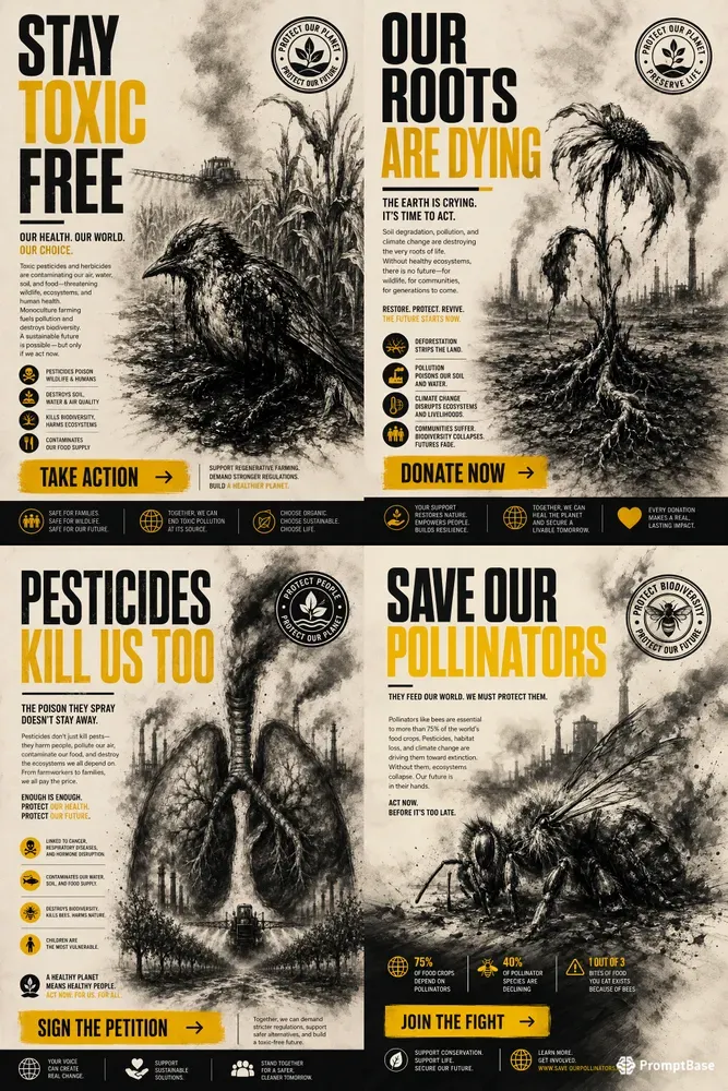 Professional Advocacy Poster Templates