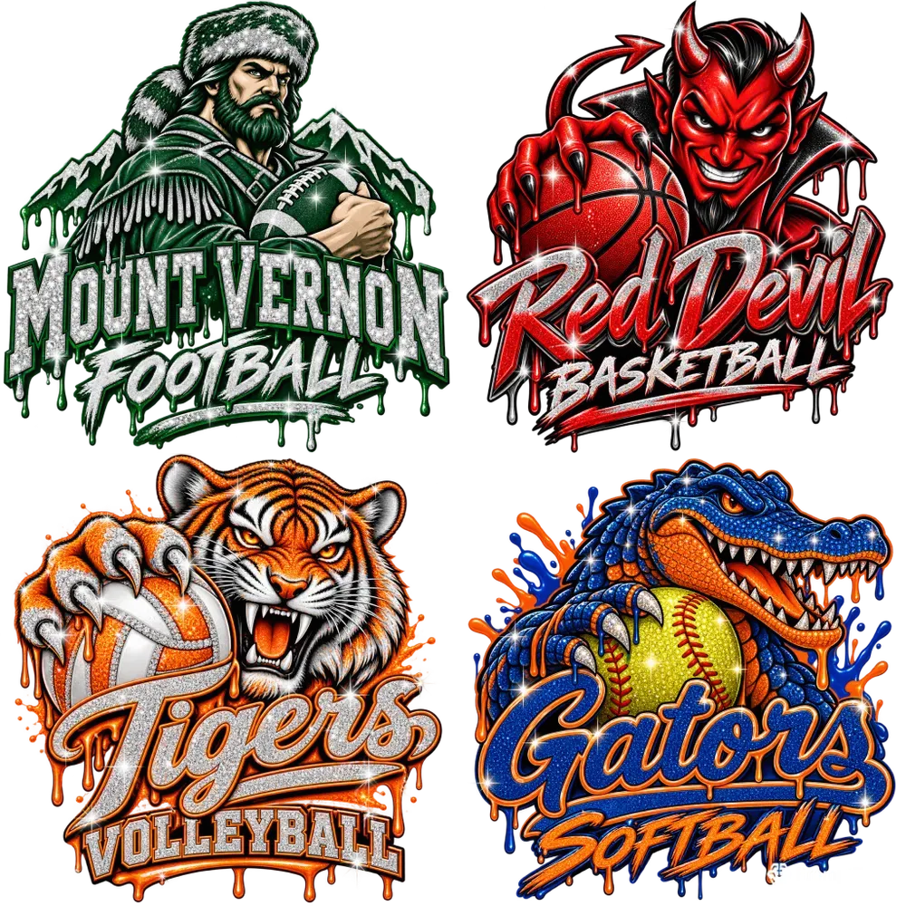 Modern Mascot Tshirt Logos