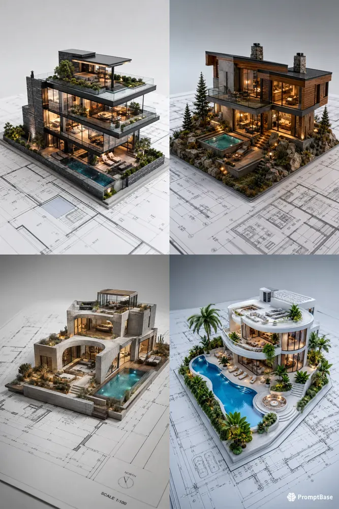 Luxury Architectural Miniatures