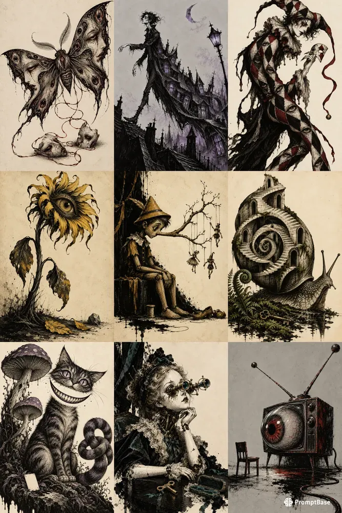 Dark Surreal Illustrations