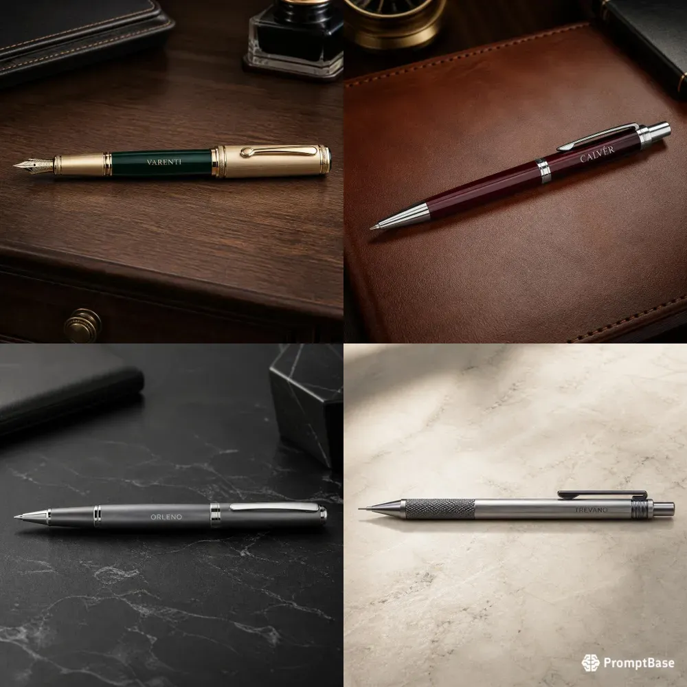 Premium Pen Product Photography