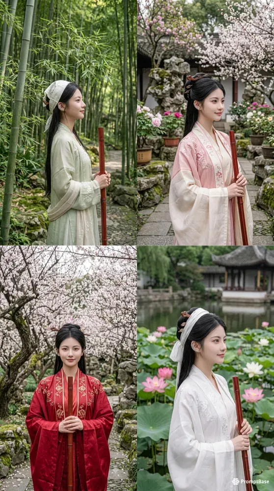 Song Dynasty Hanfu Girls