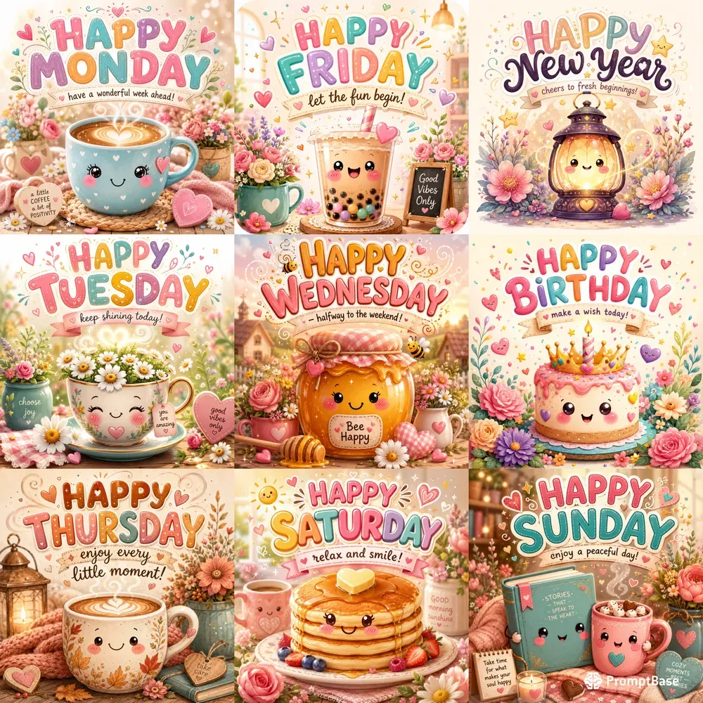 Cozy Happy Moments Collections