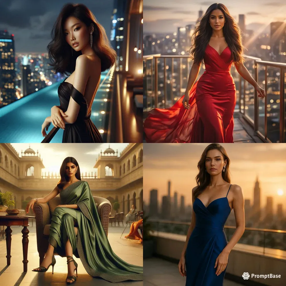 Luxury Influencer Fashion Scenes