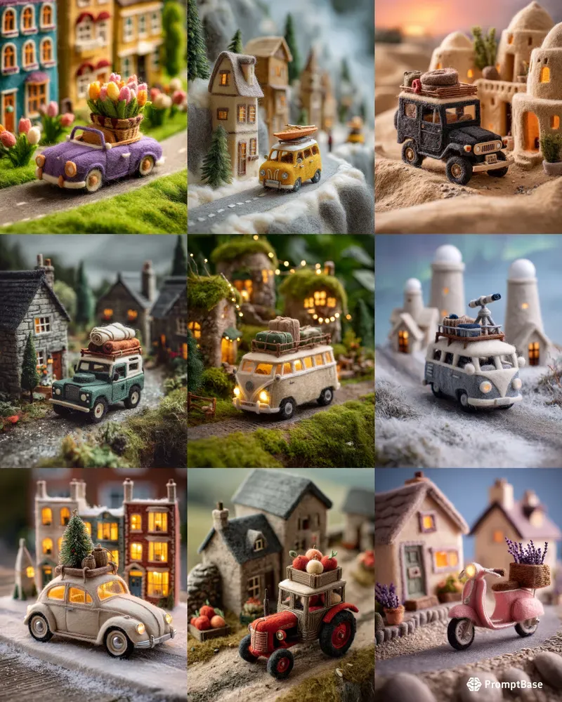 Felted Miniwanderer Scenes Creators