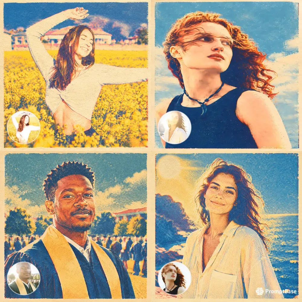 Retro Print Photo Rescue Avatars
