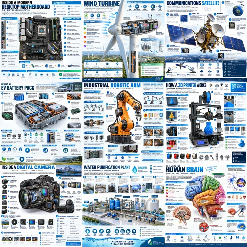 Educational Technical Infographics
