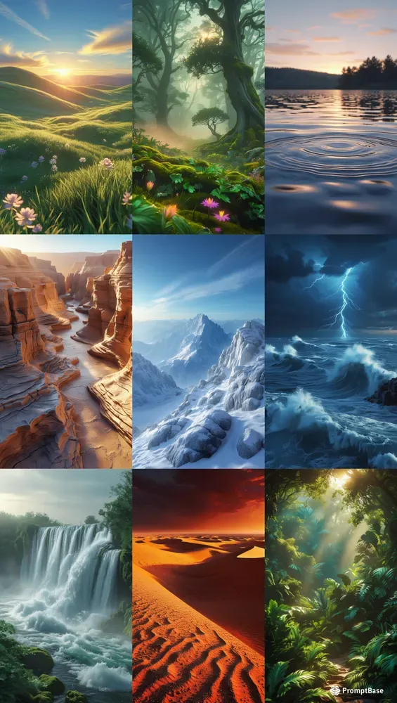 Cinematic HD Nature Wide Shots