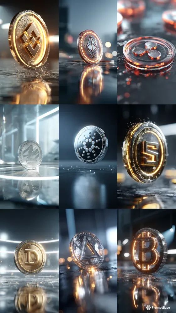 Cryptocurrency Visual Concepts