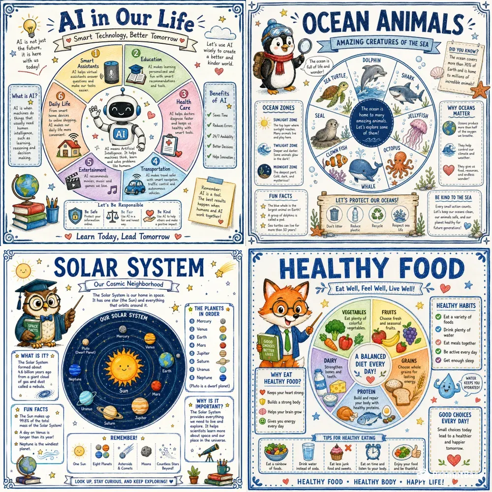 Vintage Learning Posters