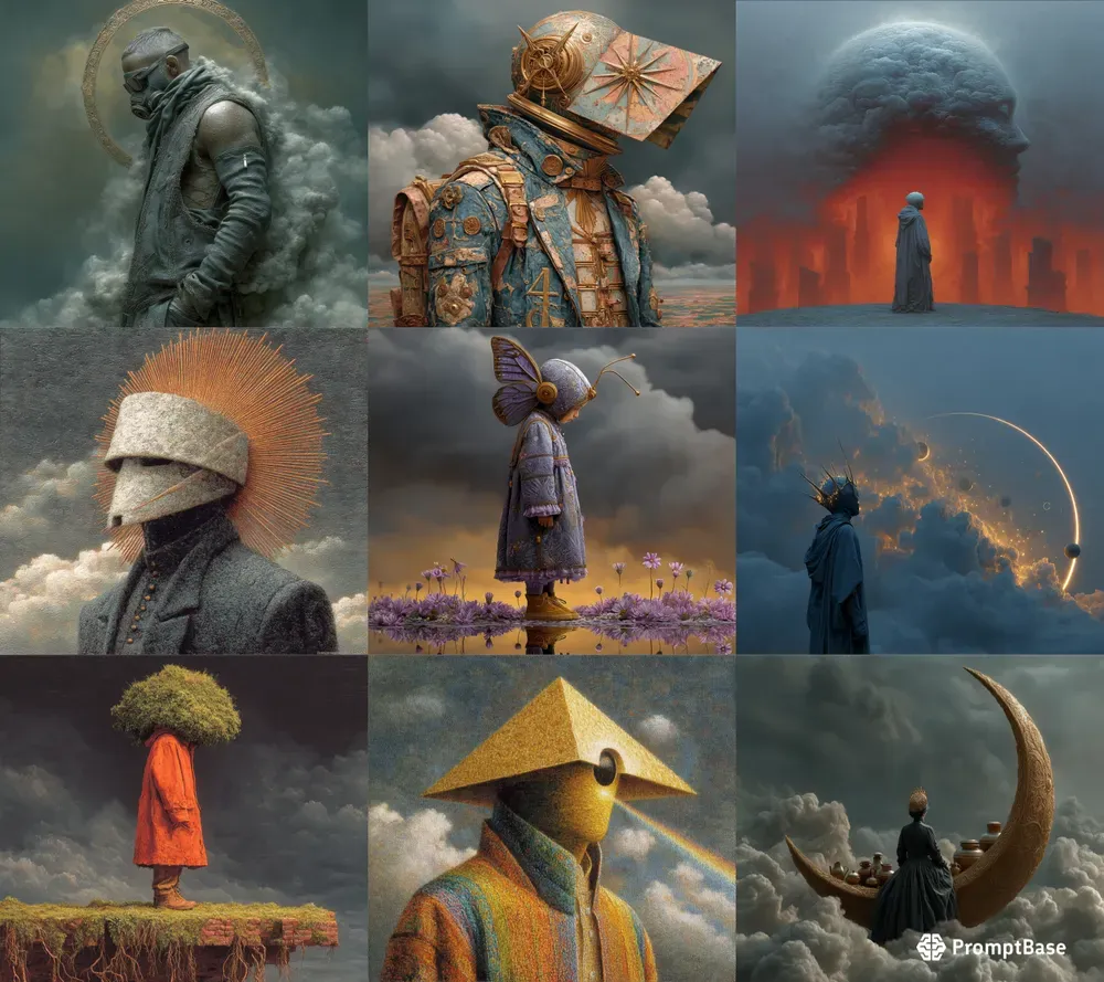 Beksinski Dark Fantasy Avatars