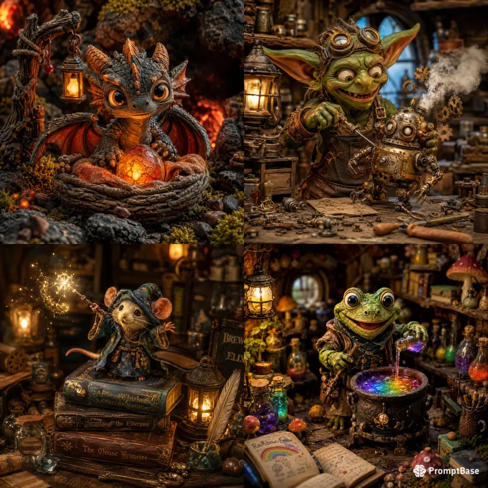 Whimsical Clay Fantasies