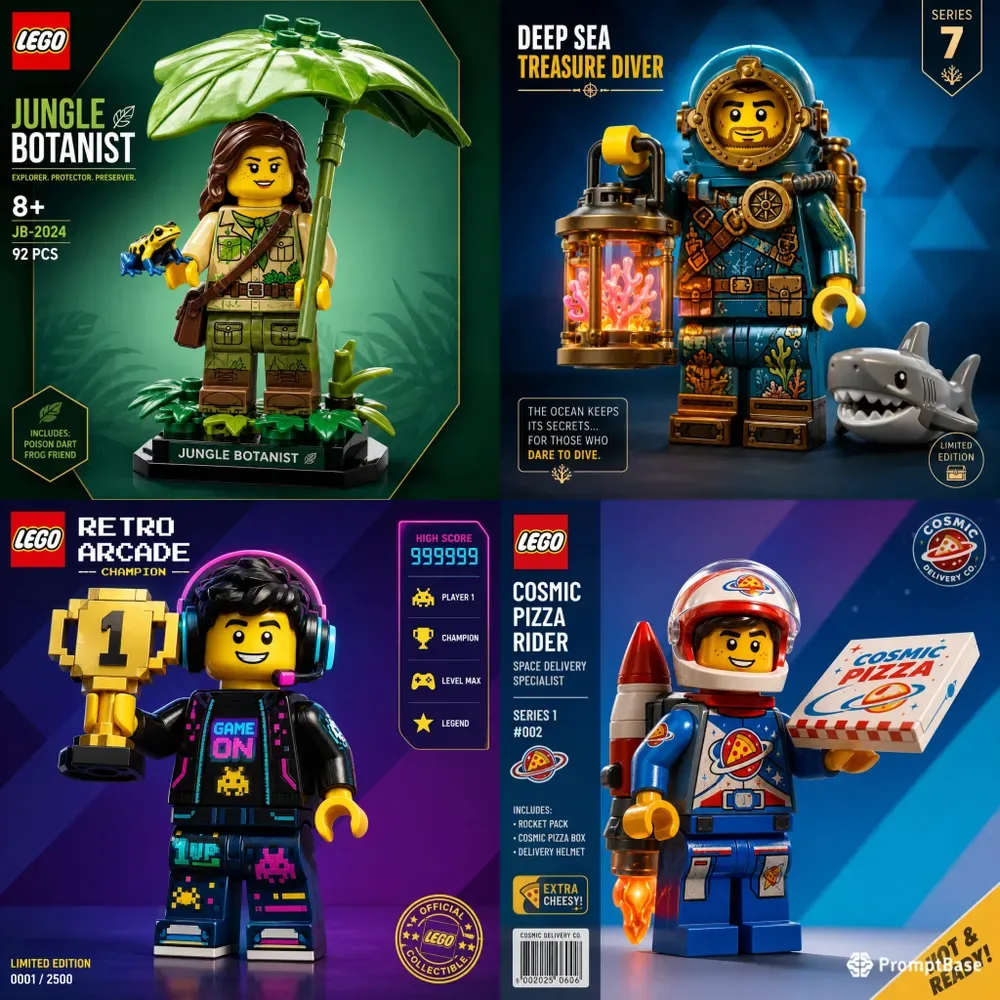 Lego Collectible Character Cards