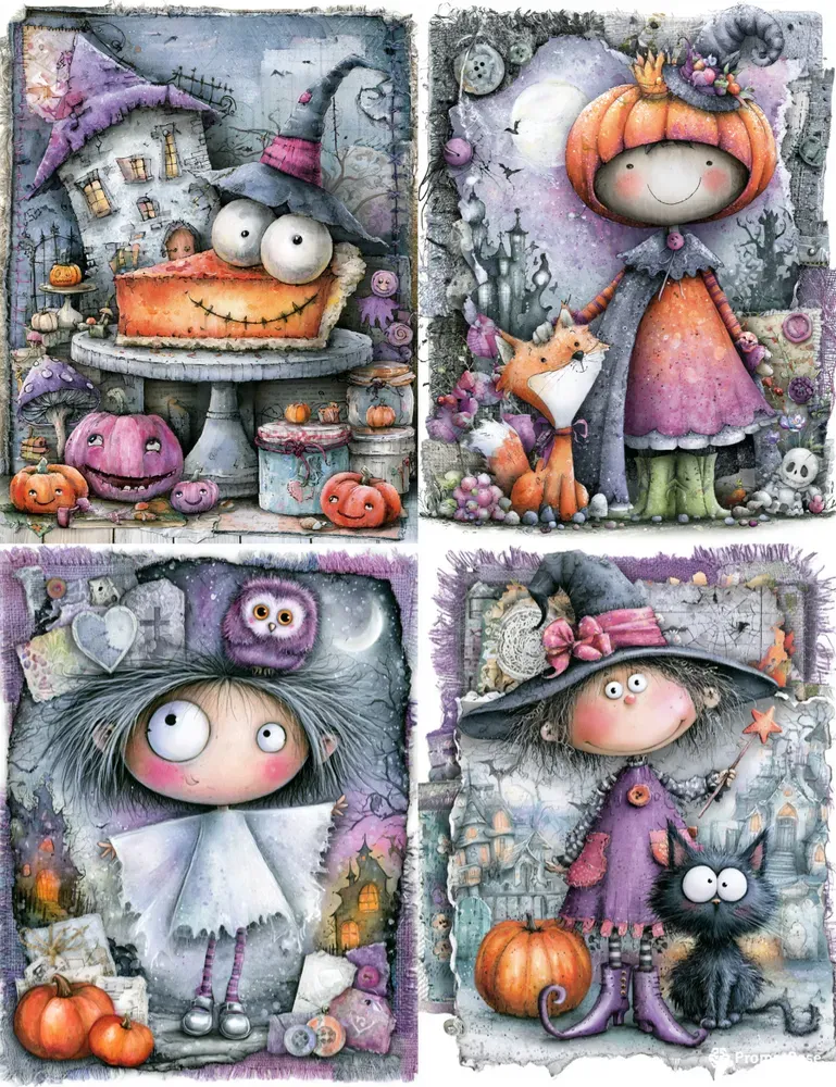 Whimsical Spooky Junk Journals