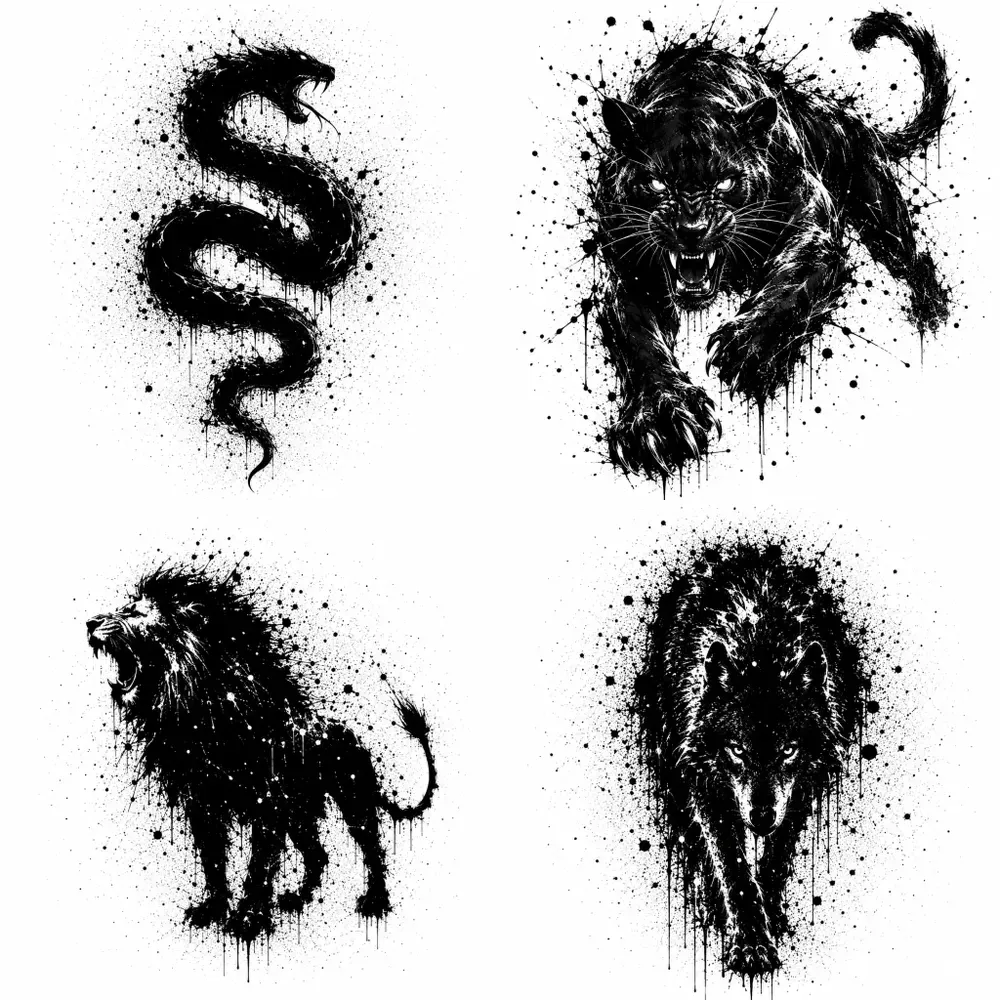 Minimalist Ink Splatter Tees