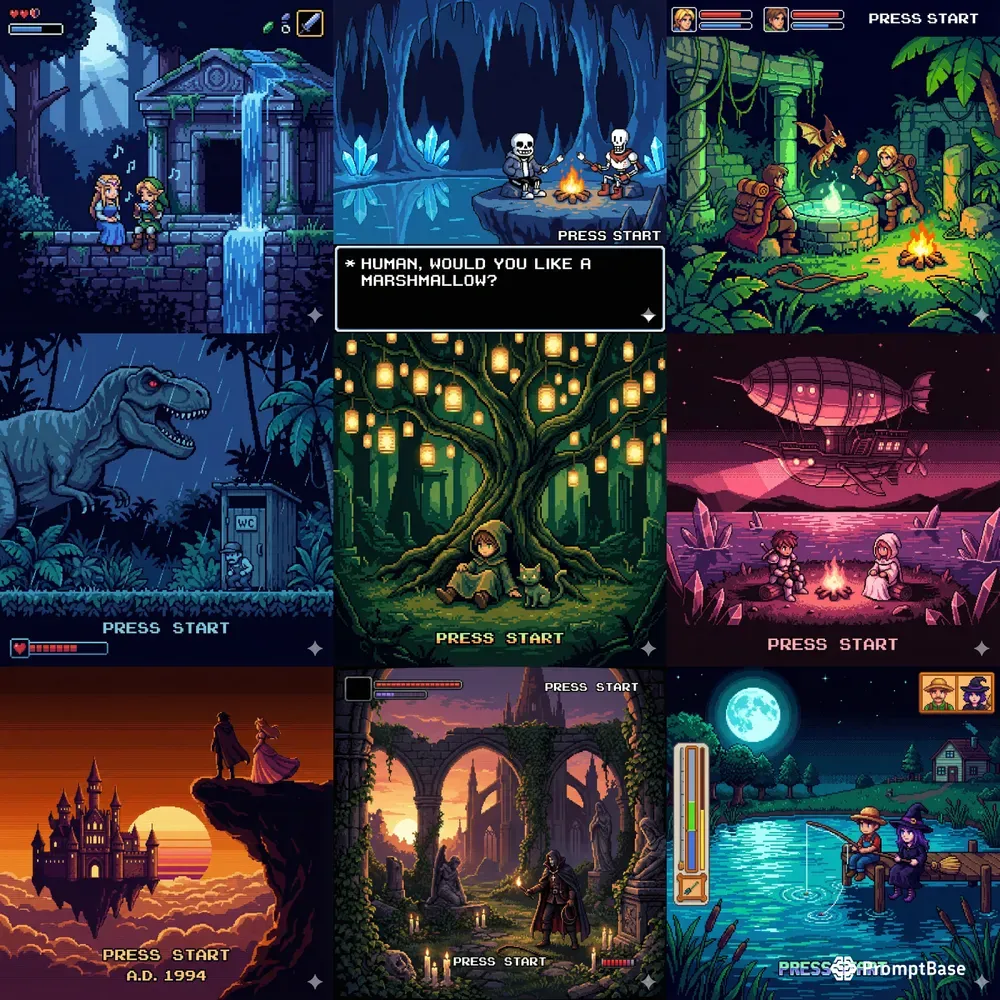 16bit Retro Pixel Art