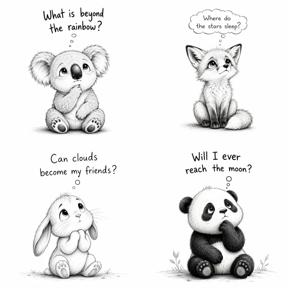Thought Bubble Animal Characters