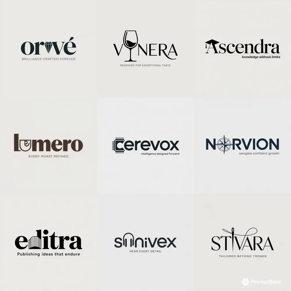 Luxury Typographic Logo Packs