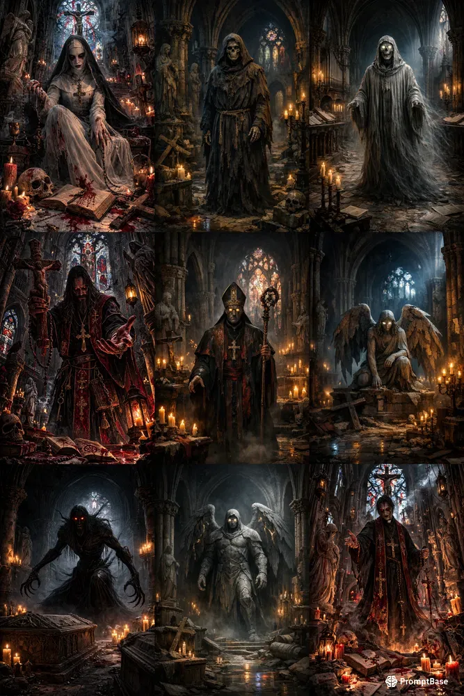 Gothic Haunted Cathedral Generator