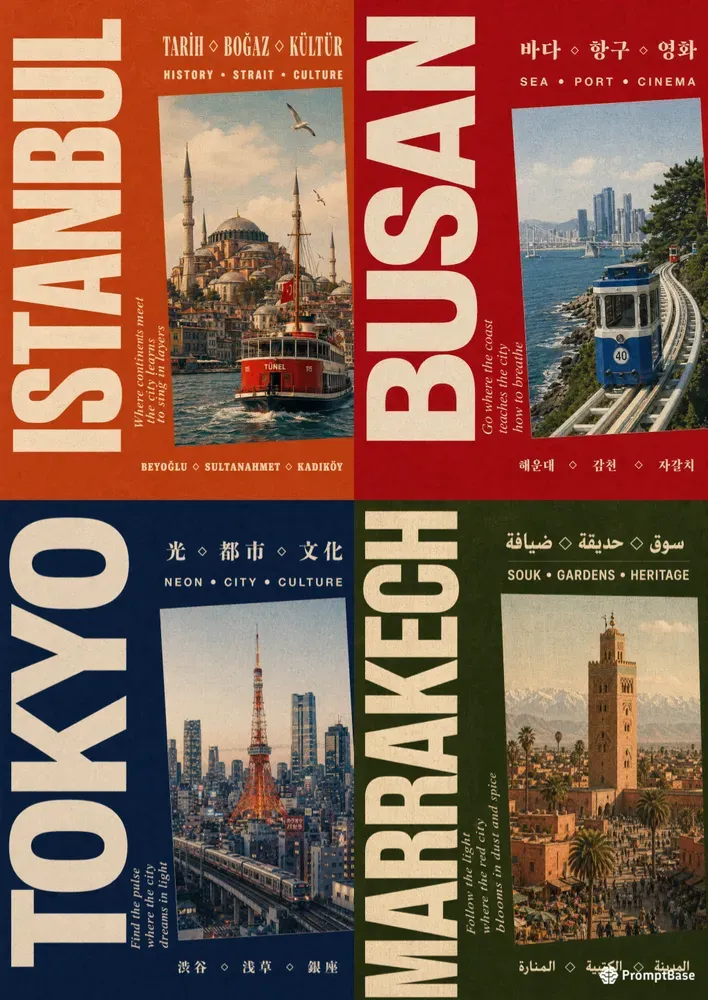 Graphic City Travel Posters