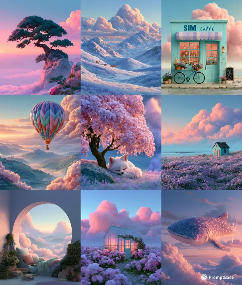 Dreamy Pastel Story Illustrations