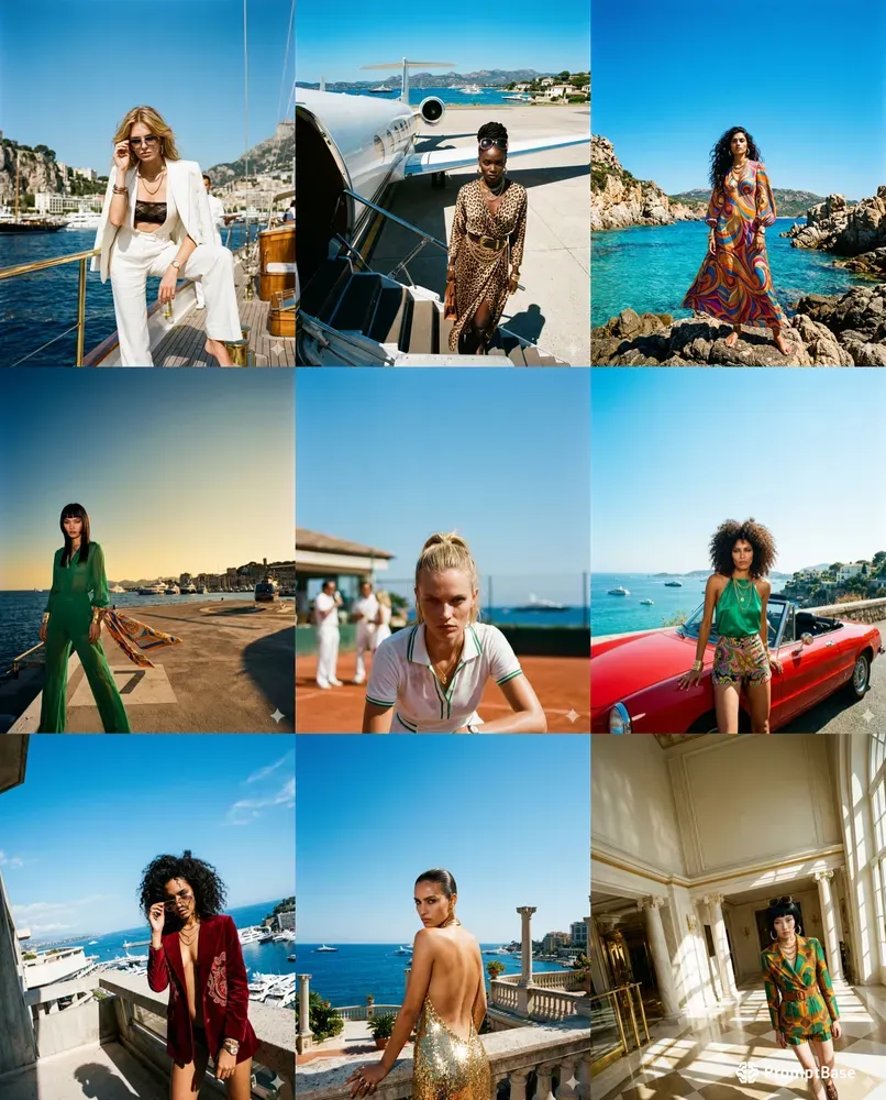 Jetset Riviera 70s Highfashion Covers