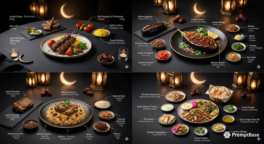 Premium Ramadan Iftar Food Photos