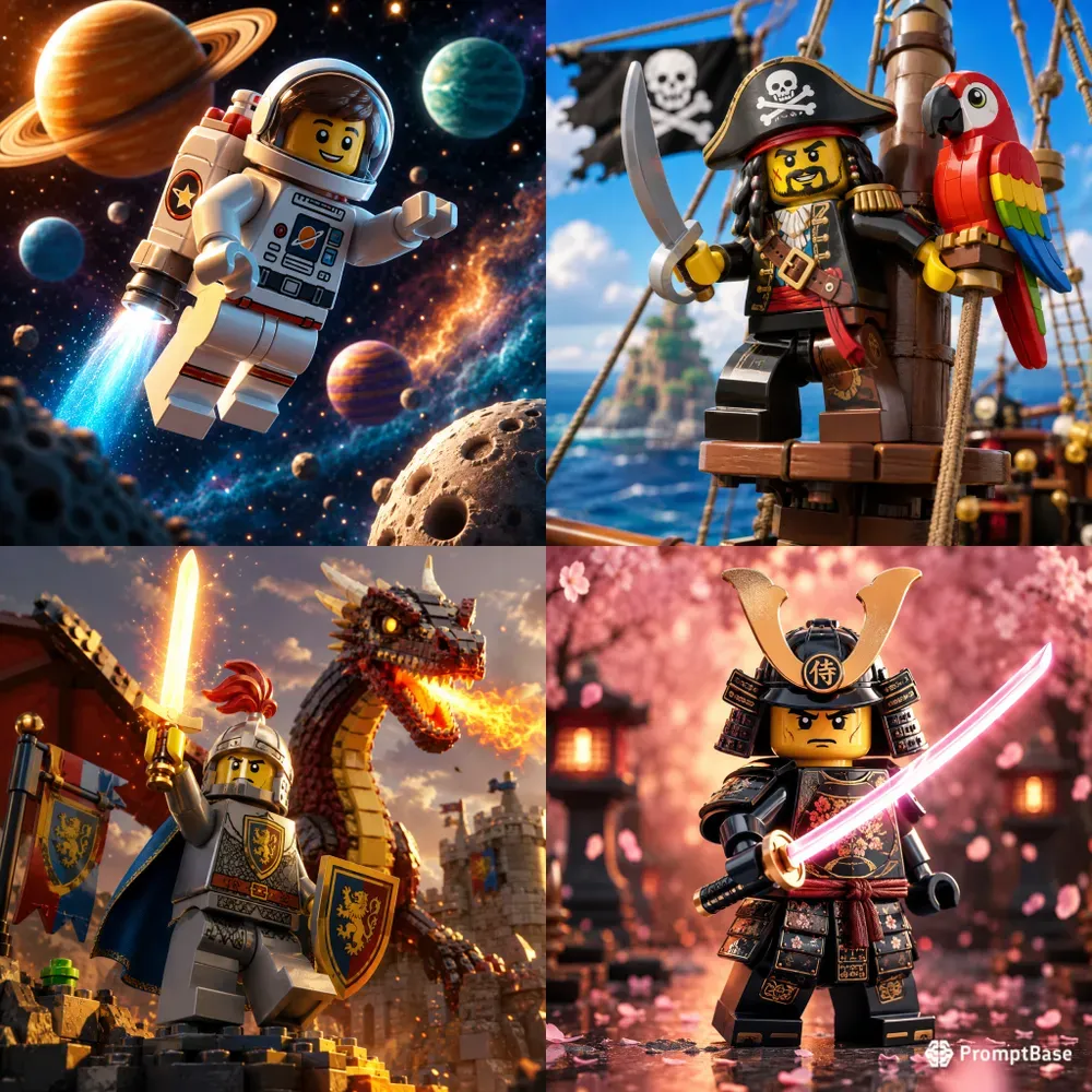 Premium Toy Brick Superhero Characters