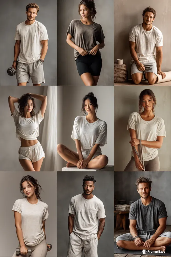 Activewear Brand Catalog Photography