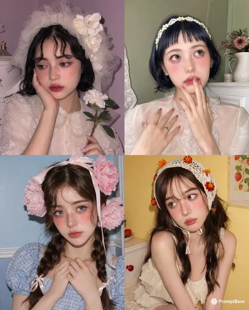 Japanese Doll Beauty Flash Portraits
