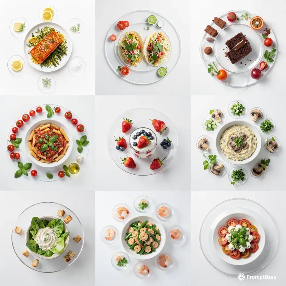 Floating Recipe Ingredient Rings