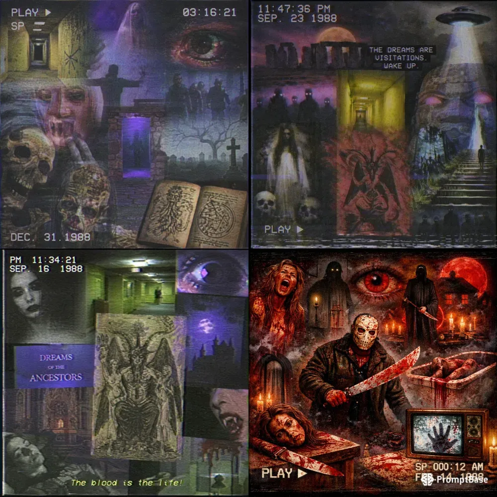 Screenshots From 80s VHS Tapes