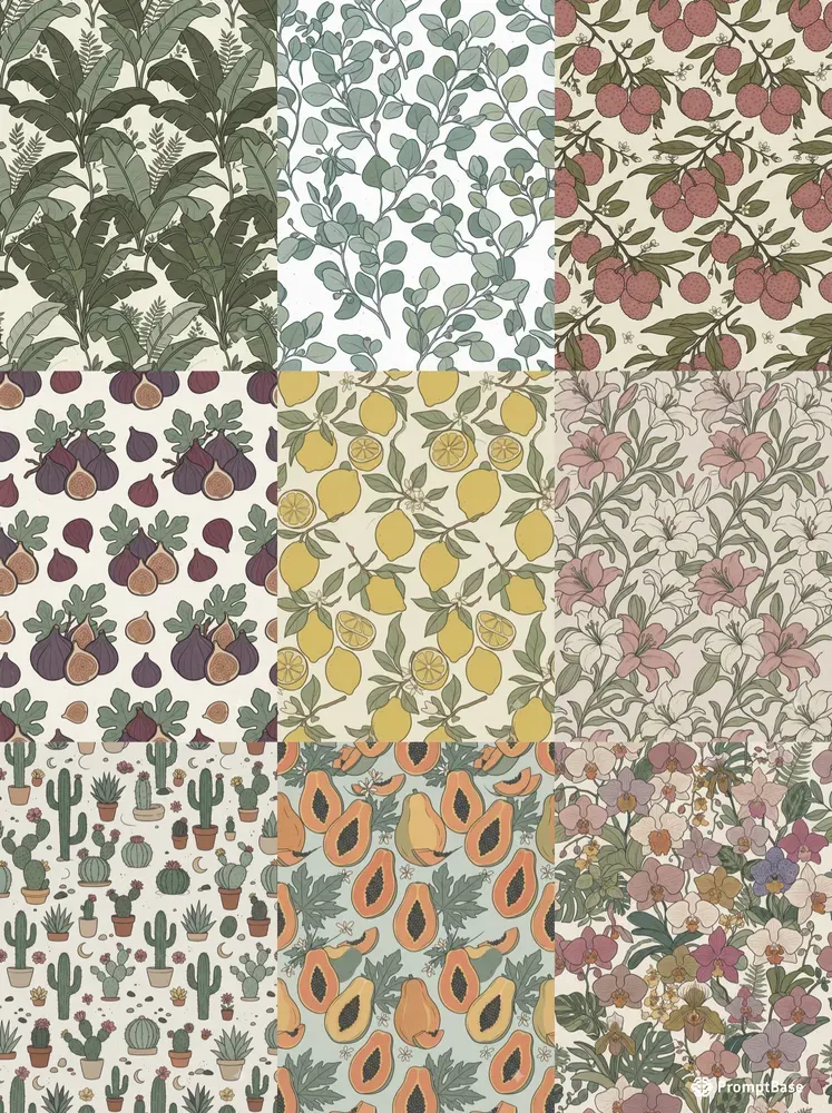 Webtoon Seamless Patterns