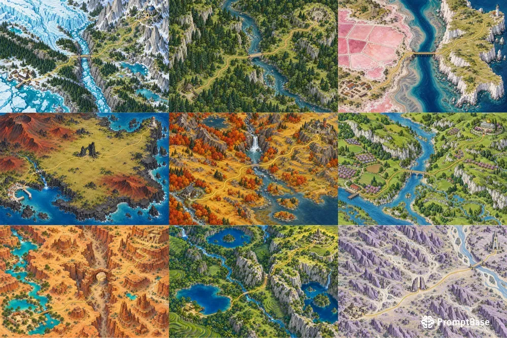 Fantasy Expedition Route Maps