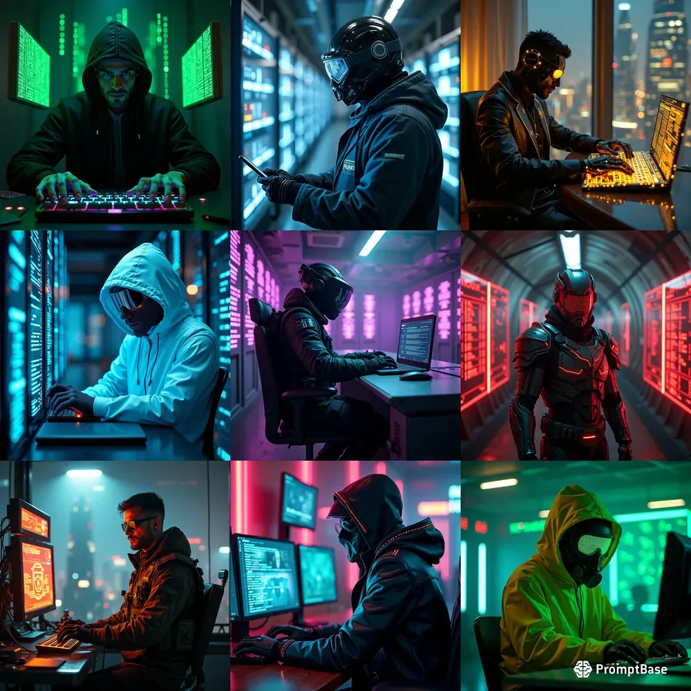 Exclusive Cyberpunk Hackers