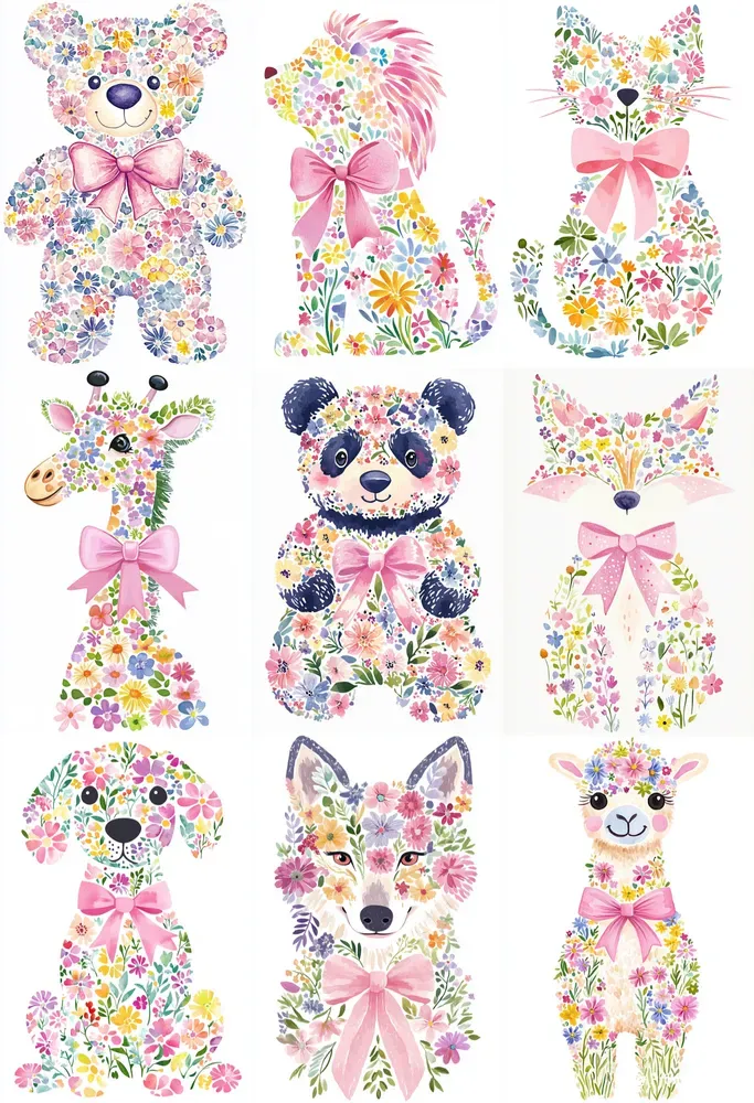 Easter Valentine Collage Creations