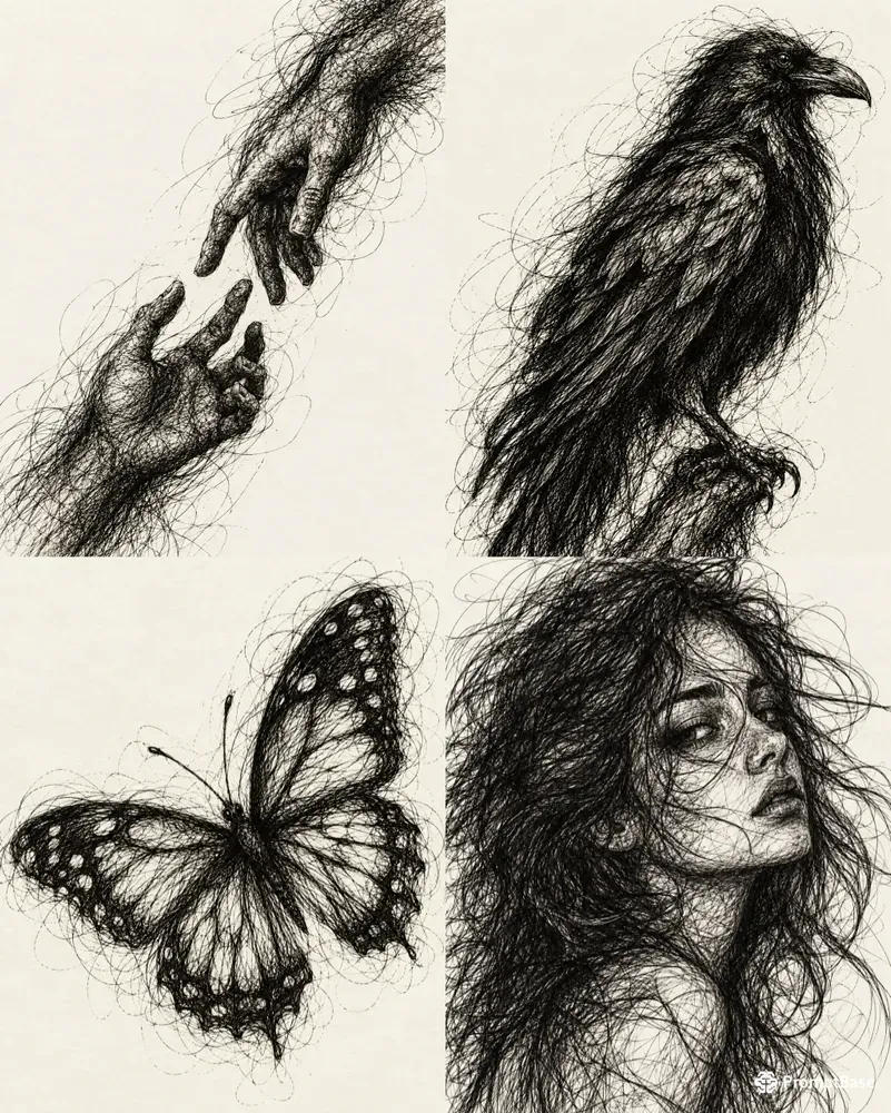 Psychological Scribble Art Generator
