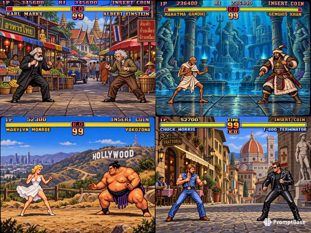 Street Fighter Style 90s Arcade Img Gens