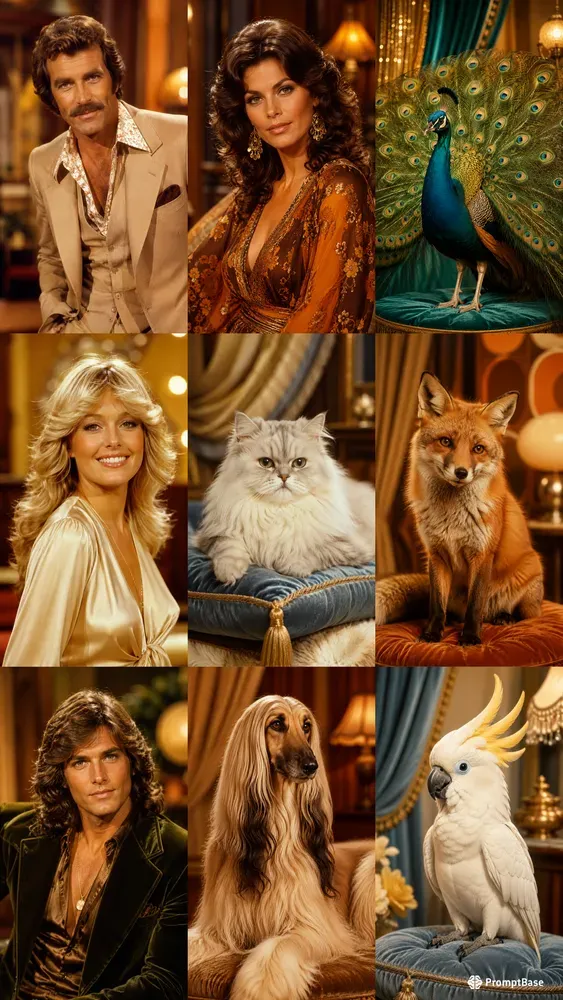 70s Tv Show Beauty Portraits