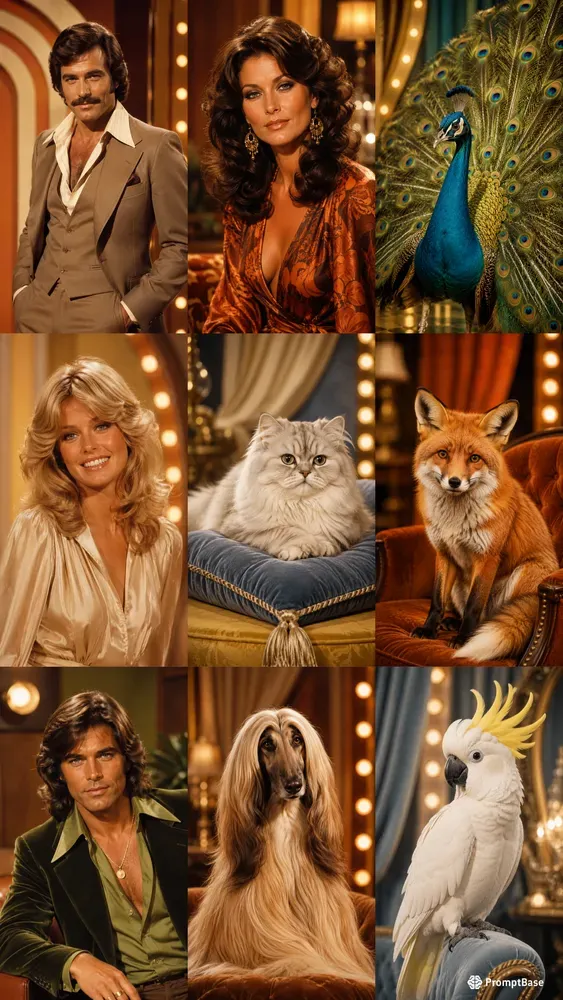 70s Tv Show Beauty Portraits