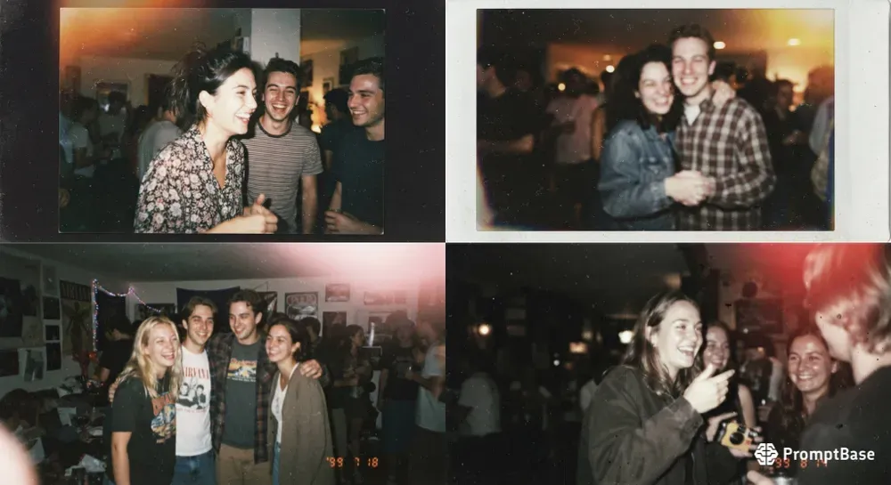 90s Disposable Camera Photo Effects