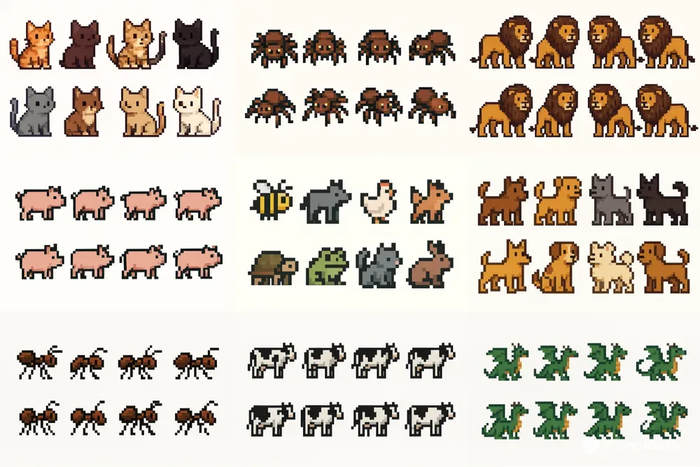 Pixel Art Characters