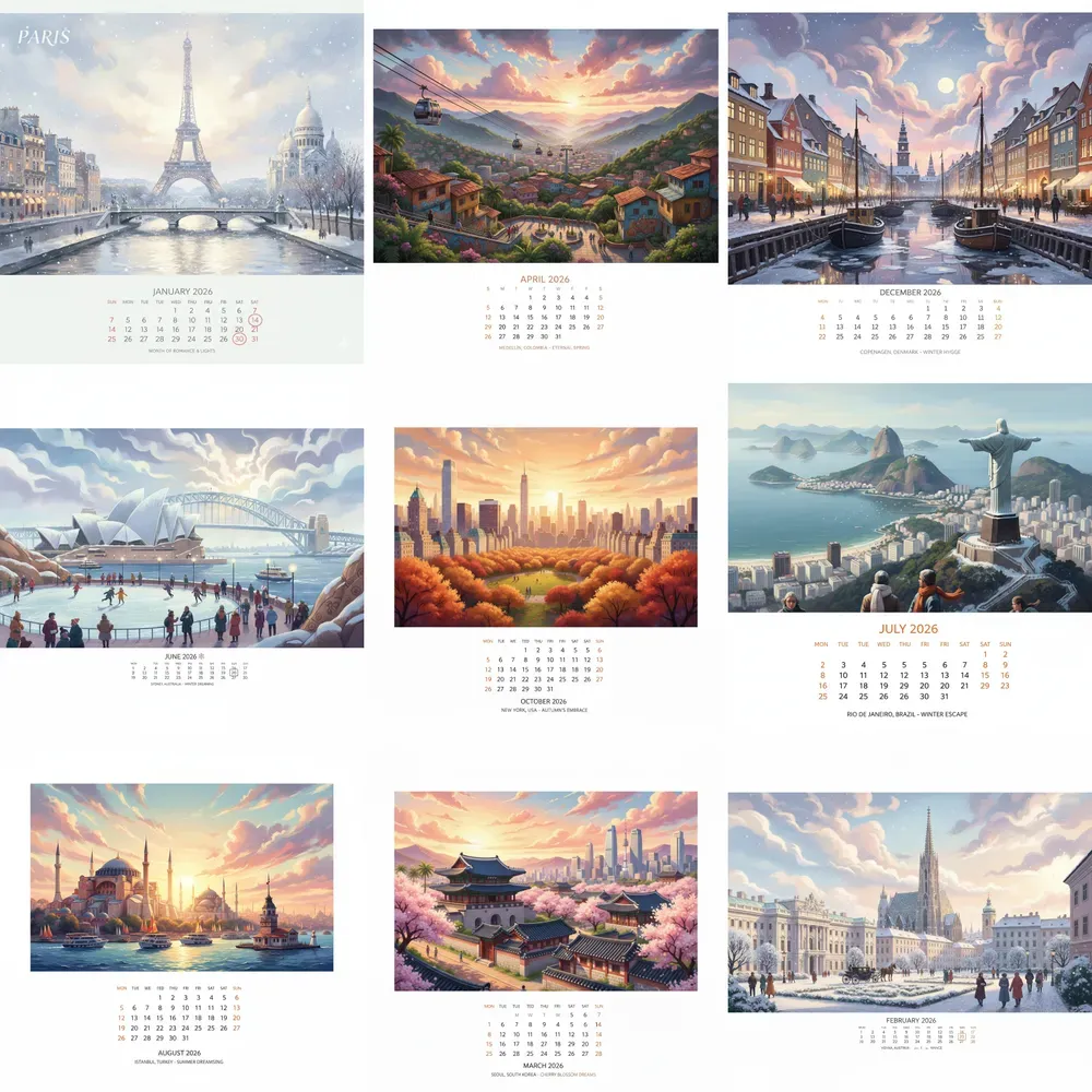World City Calendar Makers 2026