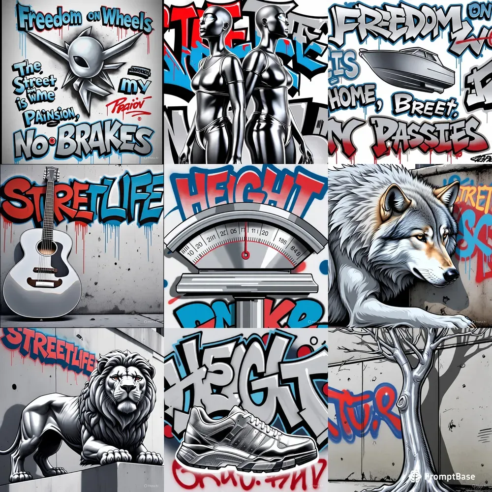 Urban Graffiti Style Stickers