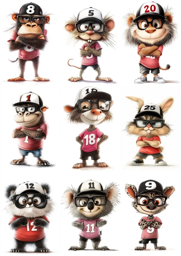 Cool Cartoon Animals With Urban Vibes